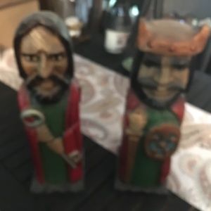 "VINTAGE & RARE" Handmade Spanish Monk Wine Safes